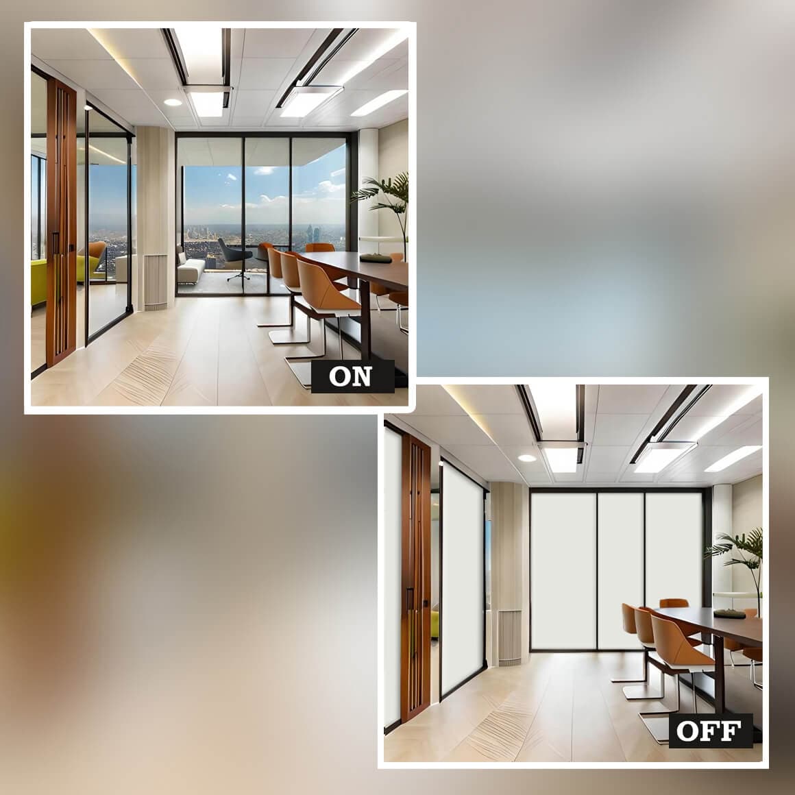 Switch to Success: Elevate Your Modern Workspace with Switchable Glass!