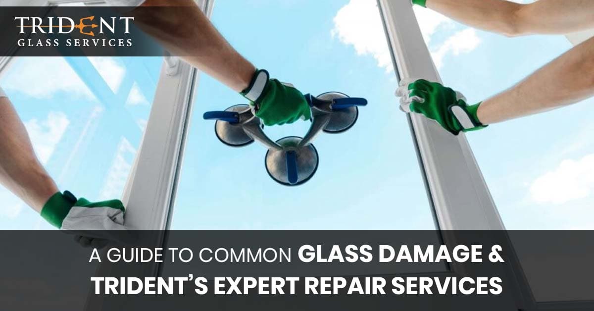 A Guide to Common Glass Damage & Trident’s Expert Repair Services