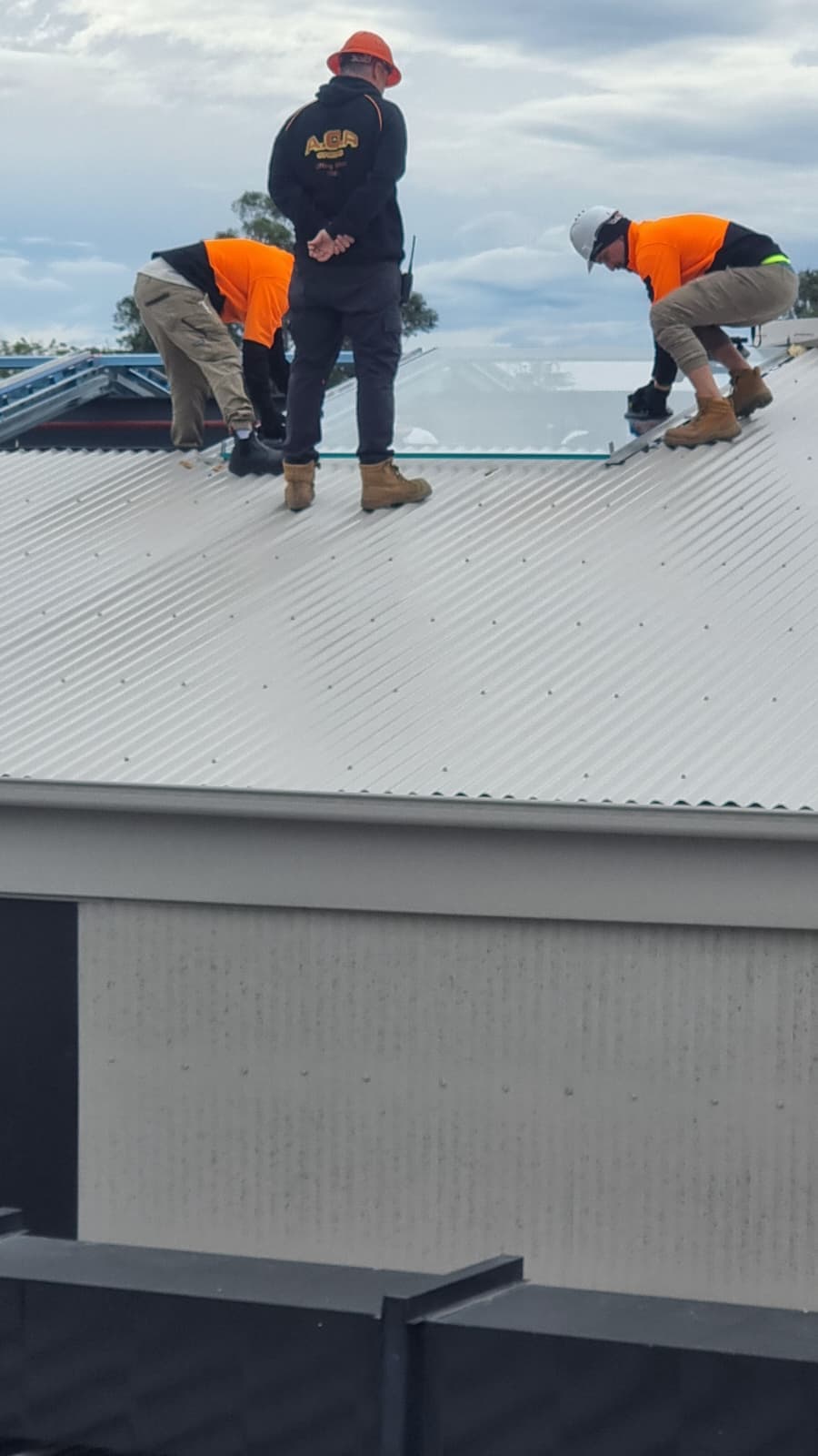Glass Roof Instalation