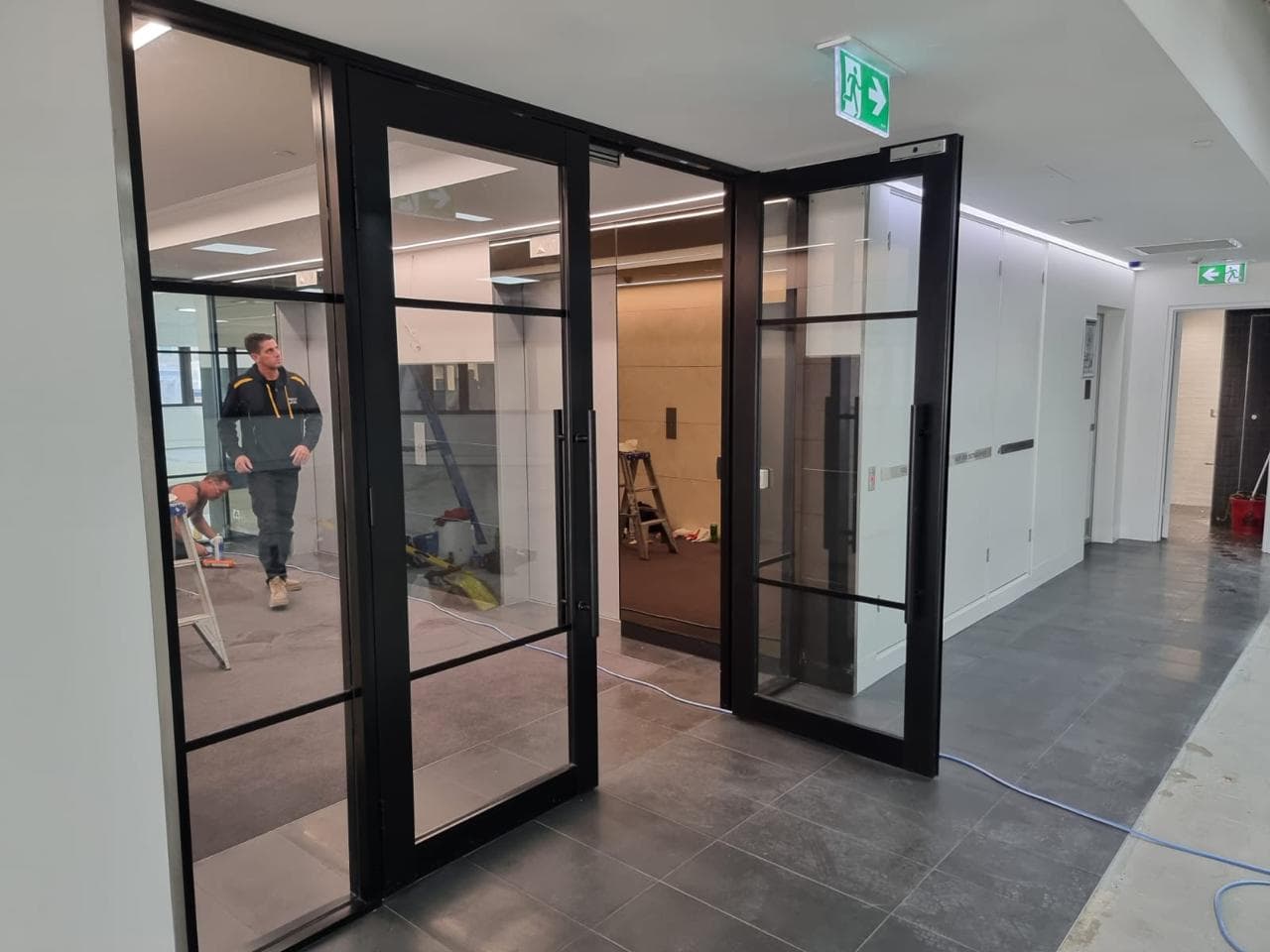 Glass Hinge Door