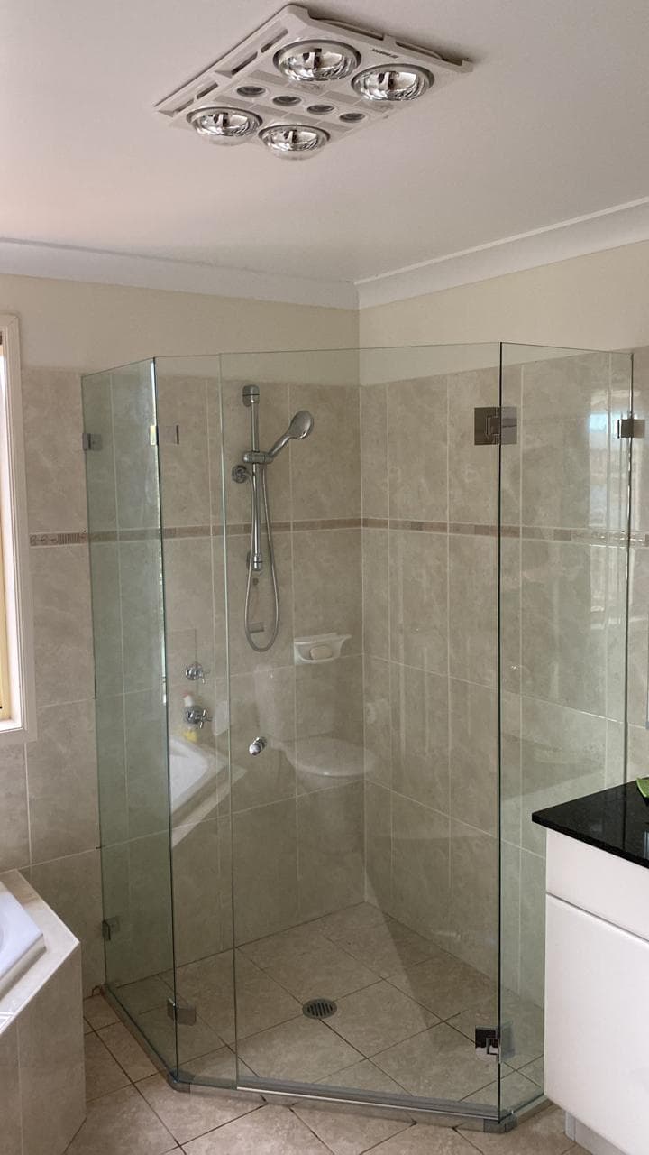 glass shower screen
