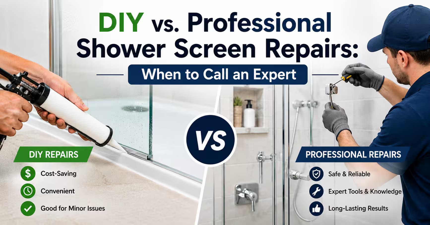 DIY vs. Professional Shower Screen Repairs: When to Call an Expert