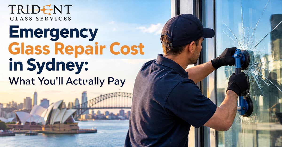 Emergency Glass Repair Cost in Sydney: What You'll Actually Pay