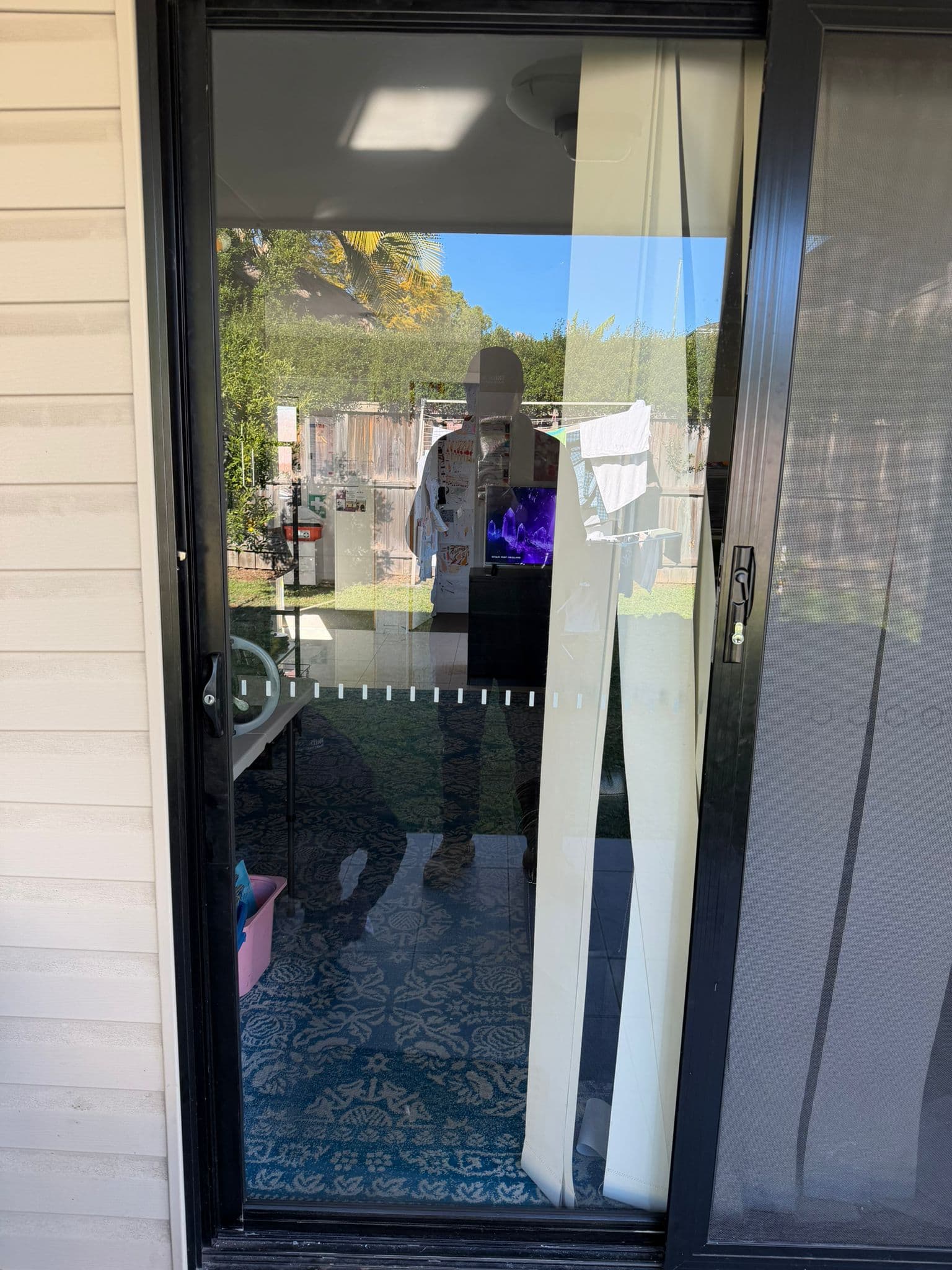 Glass door