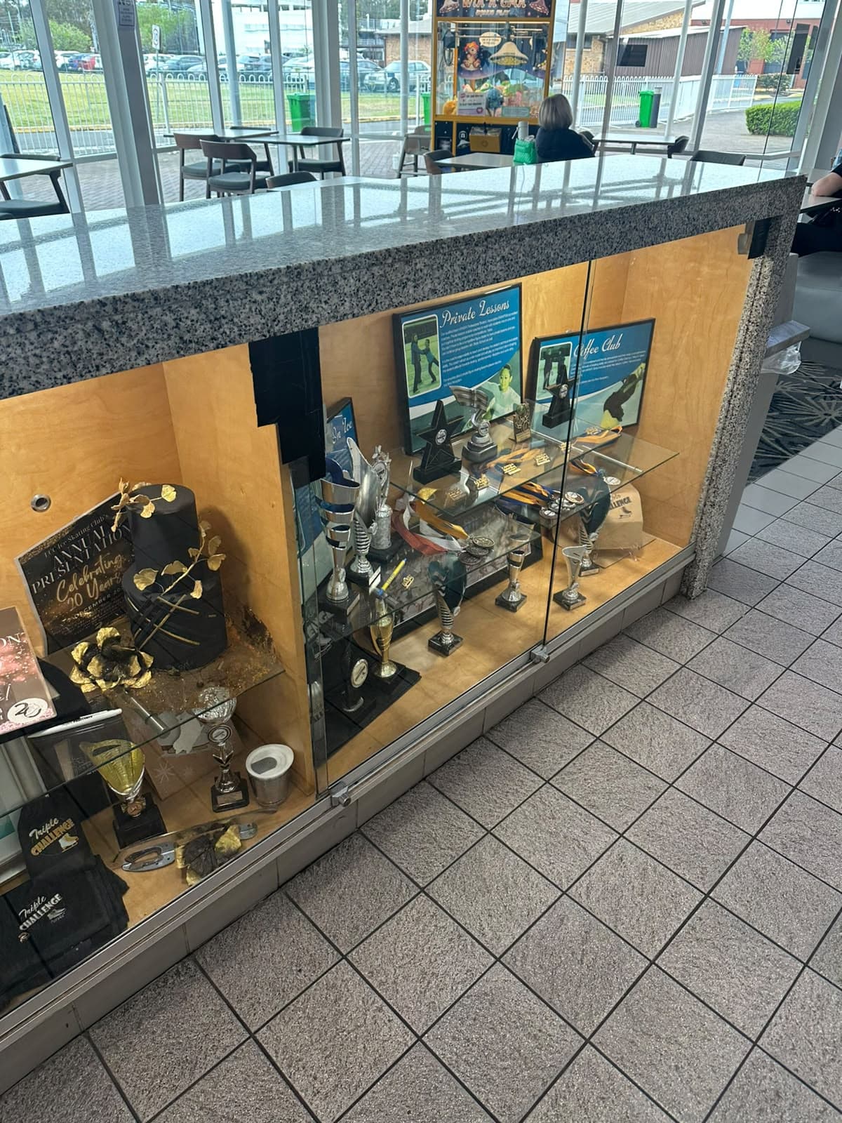 Before Custom Glass Display Panel