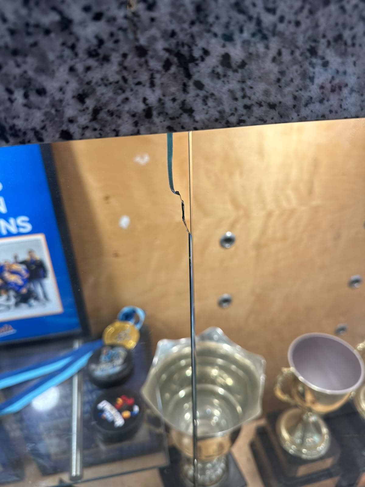 Before Custom Glass Display Panel