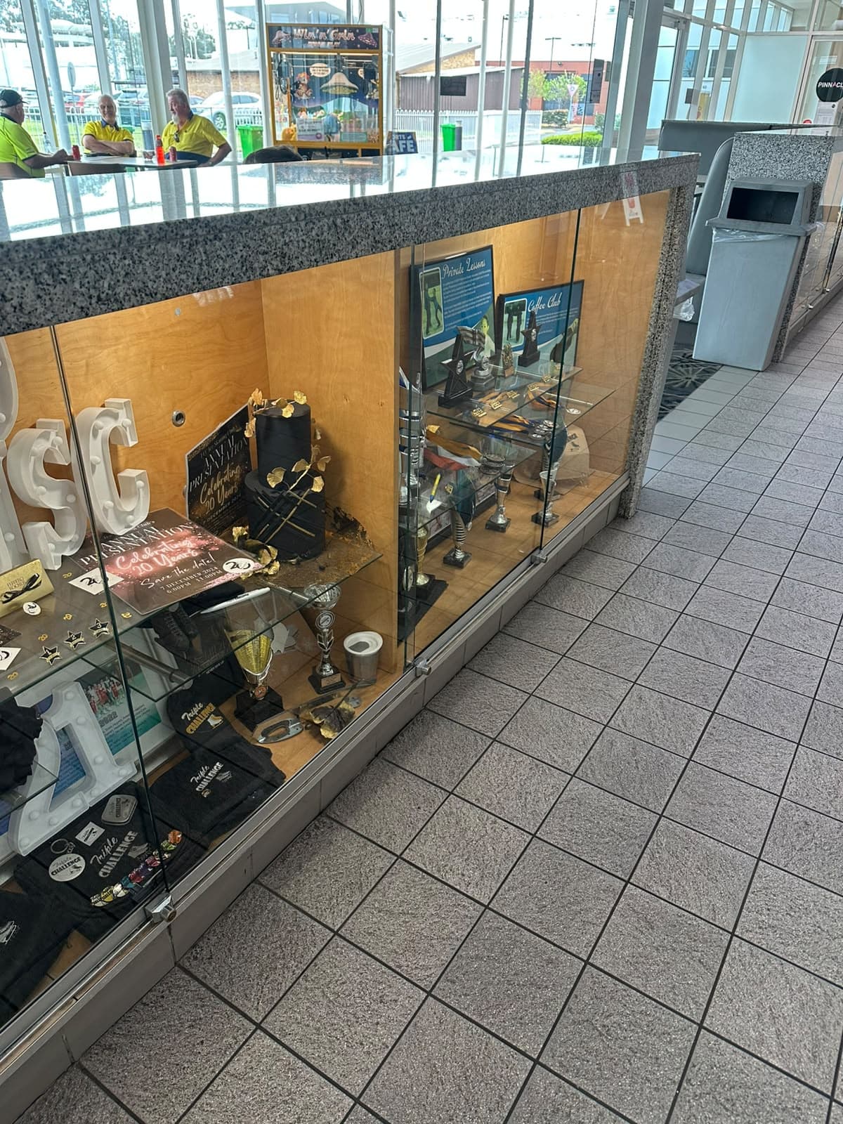 After Custom Glass Display Panel