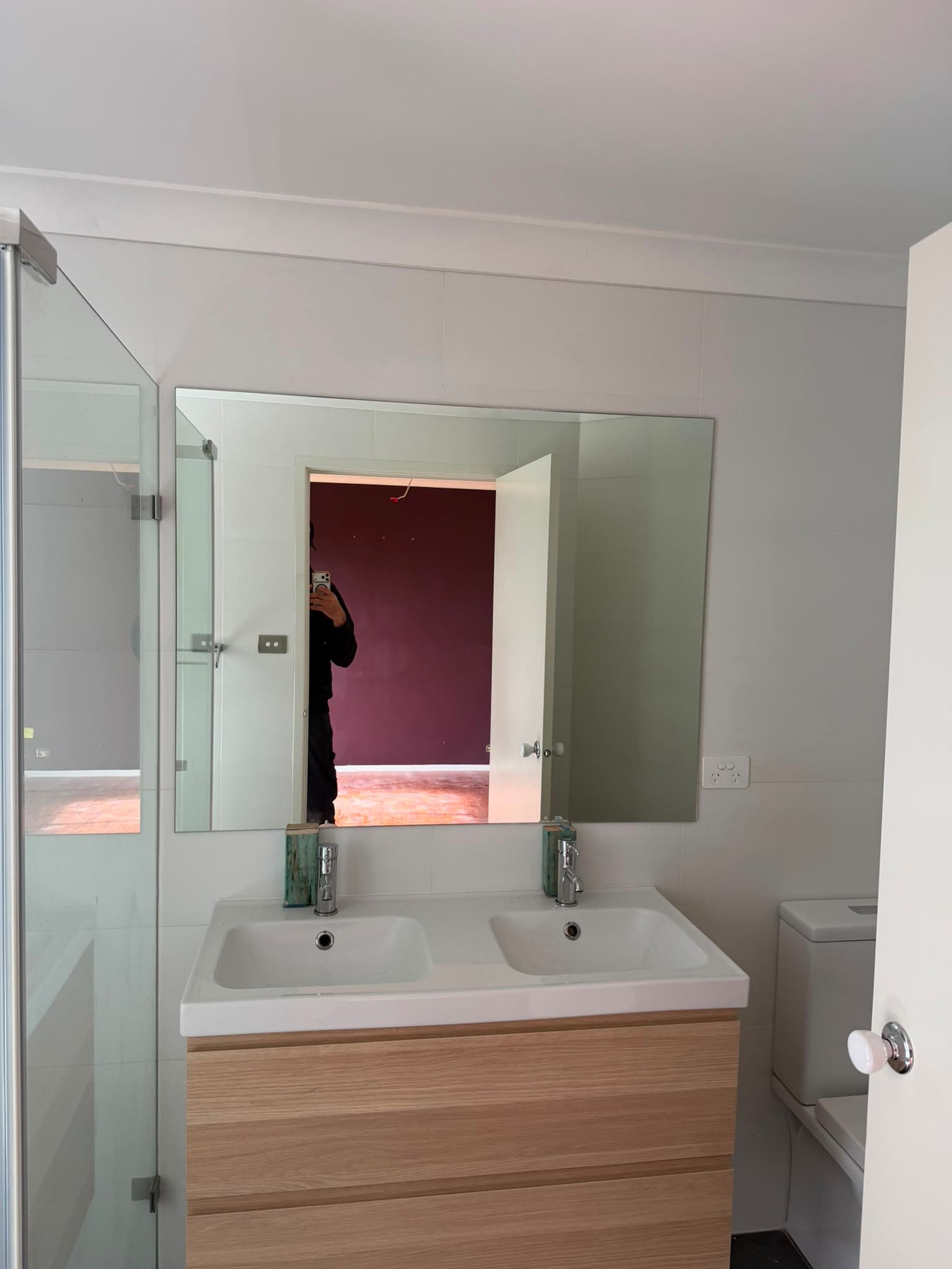 Frameless Bathroom Mirror