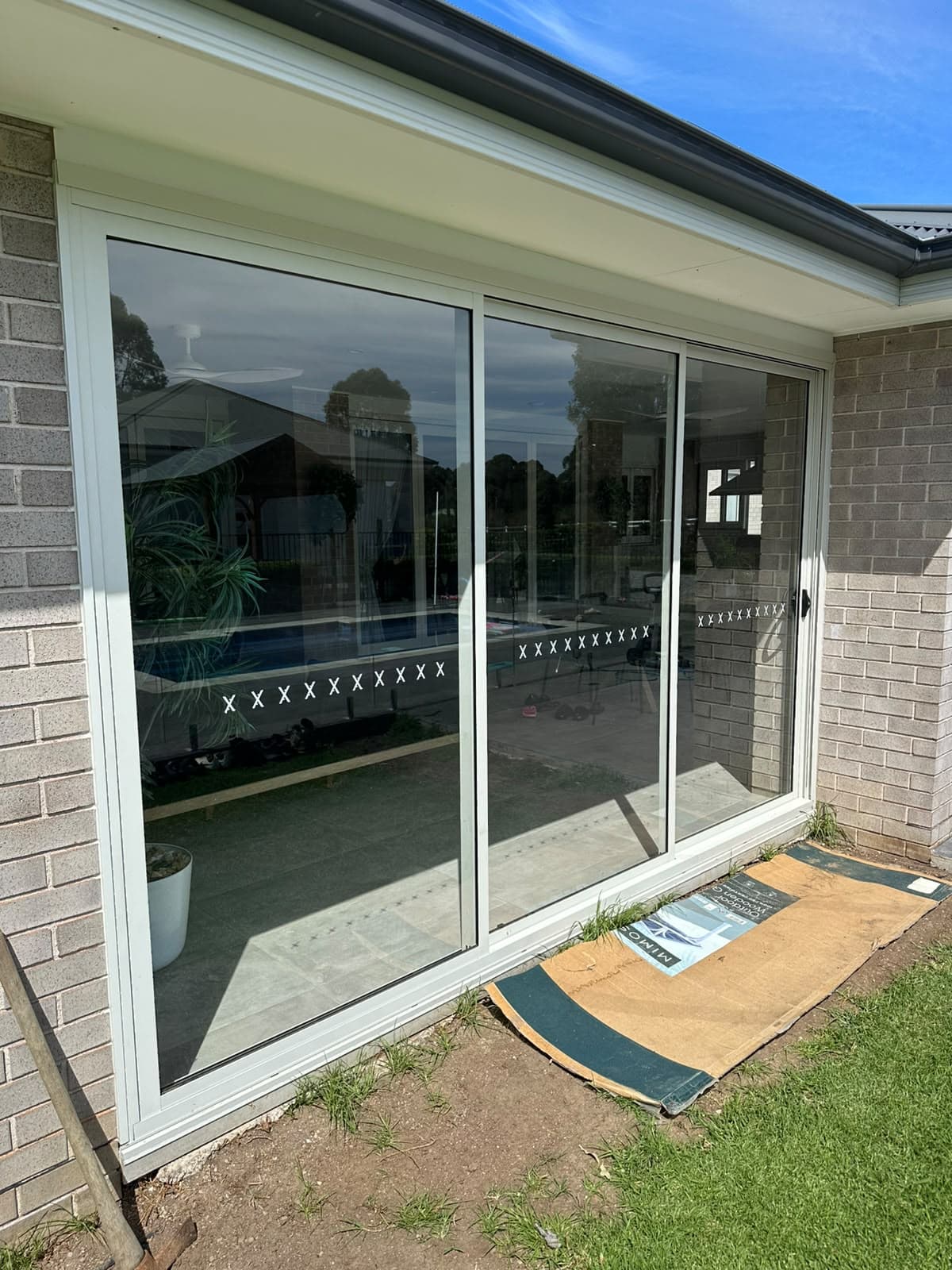 Glass doors